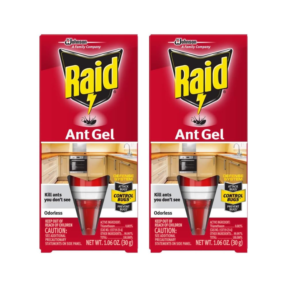 Raid Ant Gel, Kills Ants You Don't See 1.06 Ounce (Pack of 2)