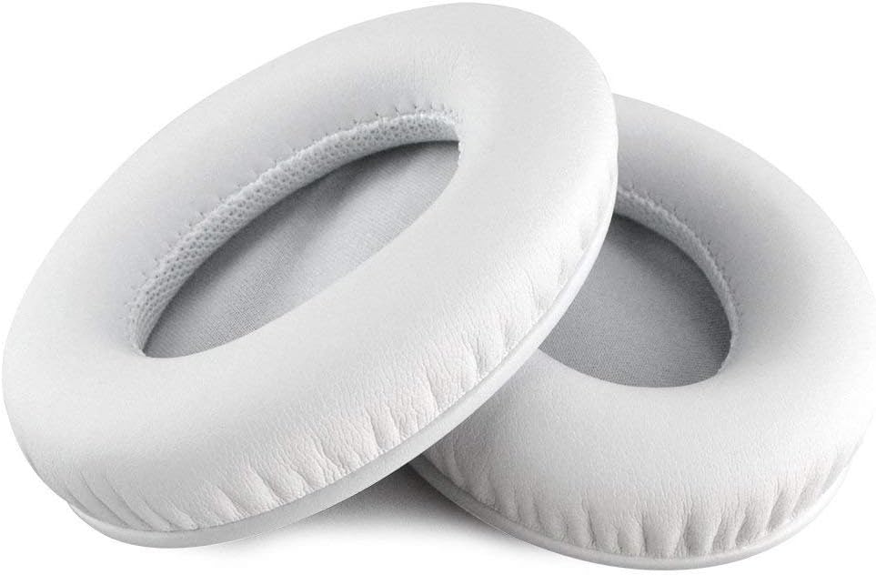 Studio1.0 Ear Pads Replacement Earpads Cushion Cover Ear Cups Repair Parts Compatible with Beats Studio 1.0 Studio (1st Gen) Wired Wireless Over-Ear Headphones (White)