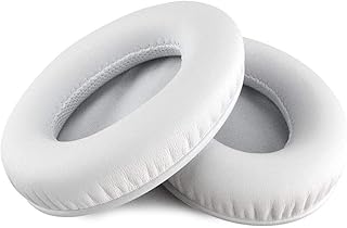Studio1.0 Ear Pads Replacement Earpads Cushion Cover Ear Cups Repair Parts Compatible with Beats Studio 1.0 Studio (1st Gen) Wired Wireless Over-Ear Headphones (White)