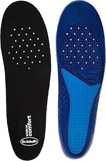 Dr. Scholl's Memory Fit Plus Massaging Gel, Comfort Insoles, Memory Foam & Gel, All-Day Comfort, Arch Support, Distributes Pressure, Shock Absorbing,Trim Inserts to Fit Shoe, Men's Size 8-14, 1 Pair