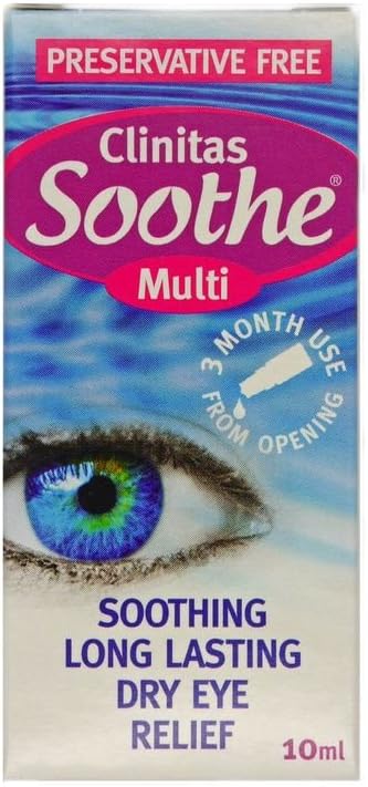 CLINITAS Multi P/F Eye Drops (Sodium HYALURONATE), 10ML (Pack of 3)