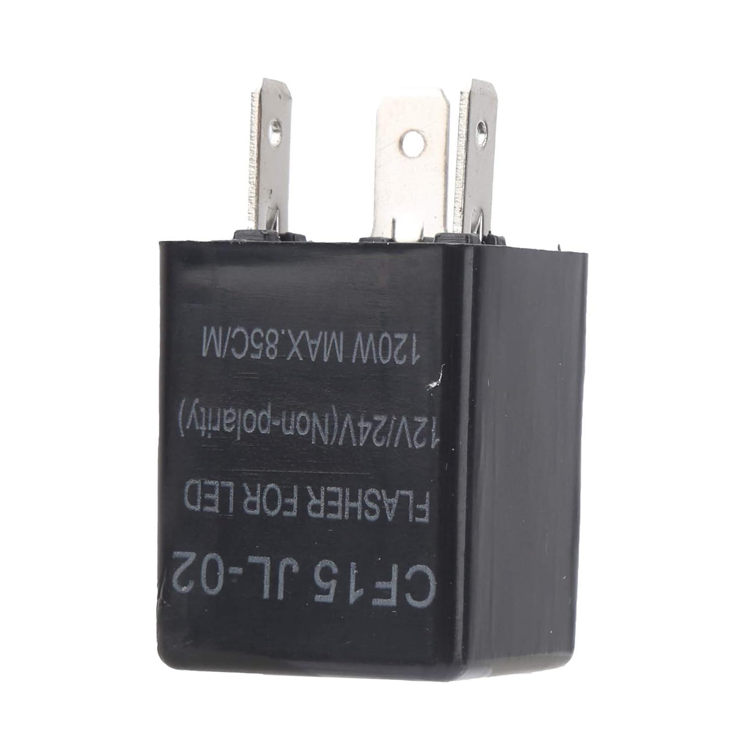 Hyuduo Led Flasher Relay, Cf15 Jl-02 12V 24V Universal Abs Non-Polarity Normally Open Flash Relay for Turn Light Hyper Flash Fix,Other Electronic Components