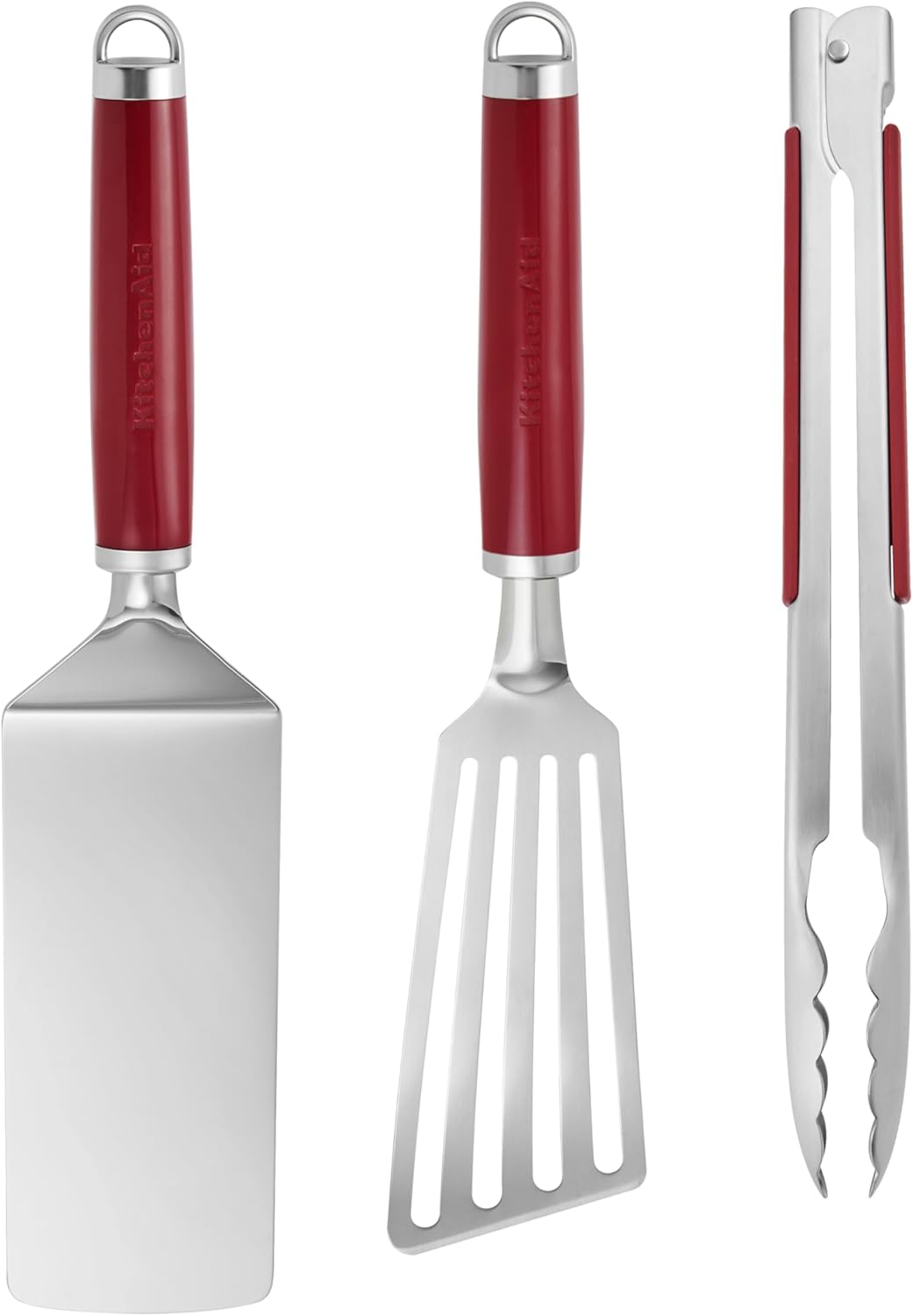 KitchenAid 3pc Indoor Grilling Set – Empire Red