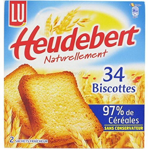 Lu - Biscottes Heudebert (French Rusks) From France 10.6oz (2 PACK)