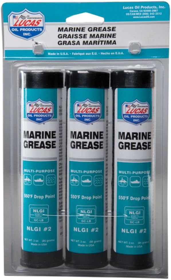 Lucas Oil 10682 Marine Grease 3 Ounce Combo Pack