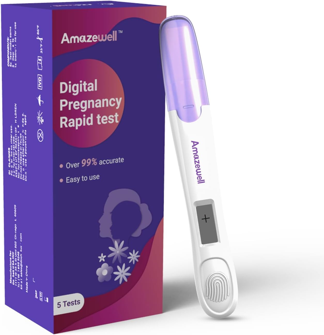 Pregnancy Test, Early Digital Pregnancy Test, First Response Early Result Pregnancy Test (5 Test)