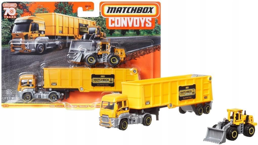 Matchbox Convoys Series Ford Cargo & Logger Bed, Dirt Smasher