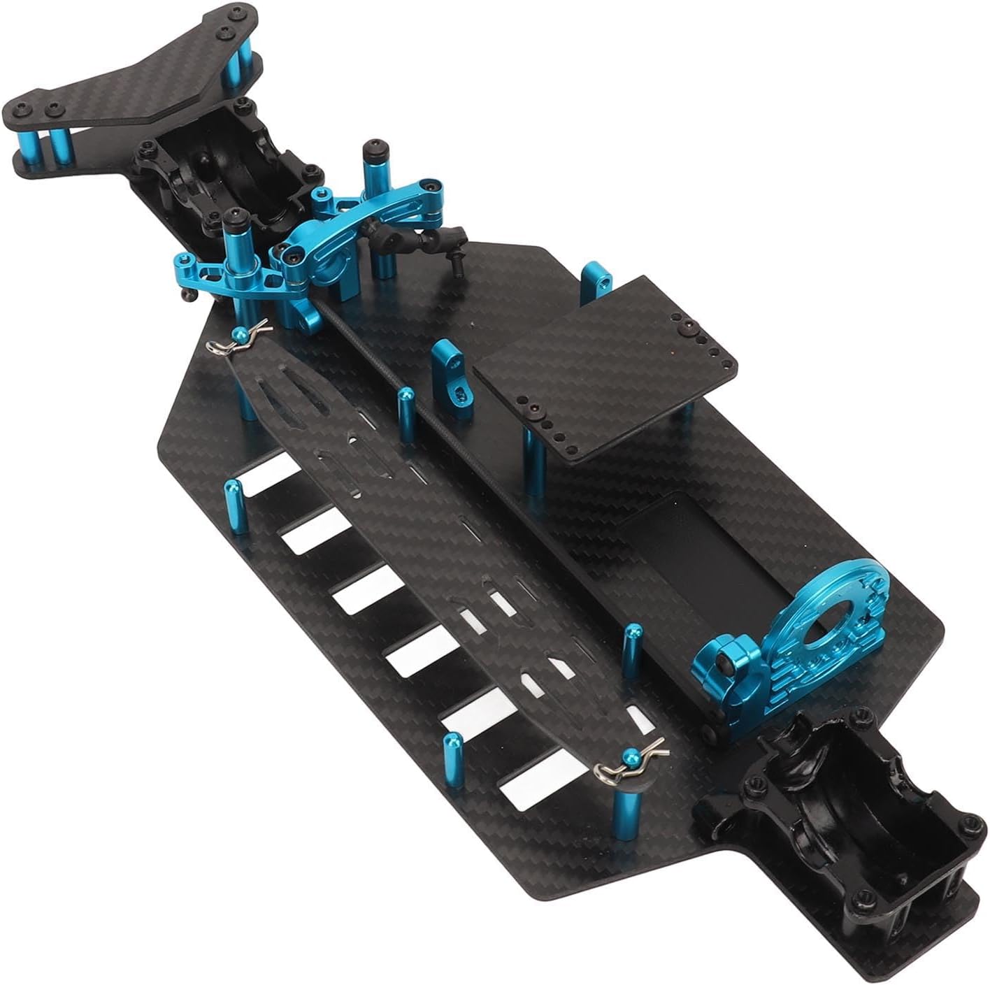 RC Car Carbon Fiber Chassis Rugged Remote Control Car Bottom Plate Board Remote & App Controlled Vehicles & Parts for TAMIYA TT02B Vehicles