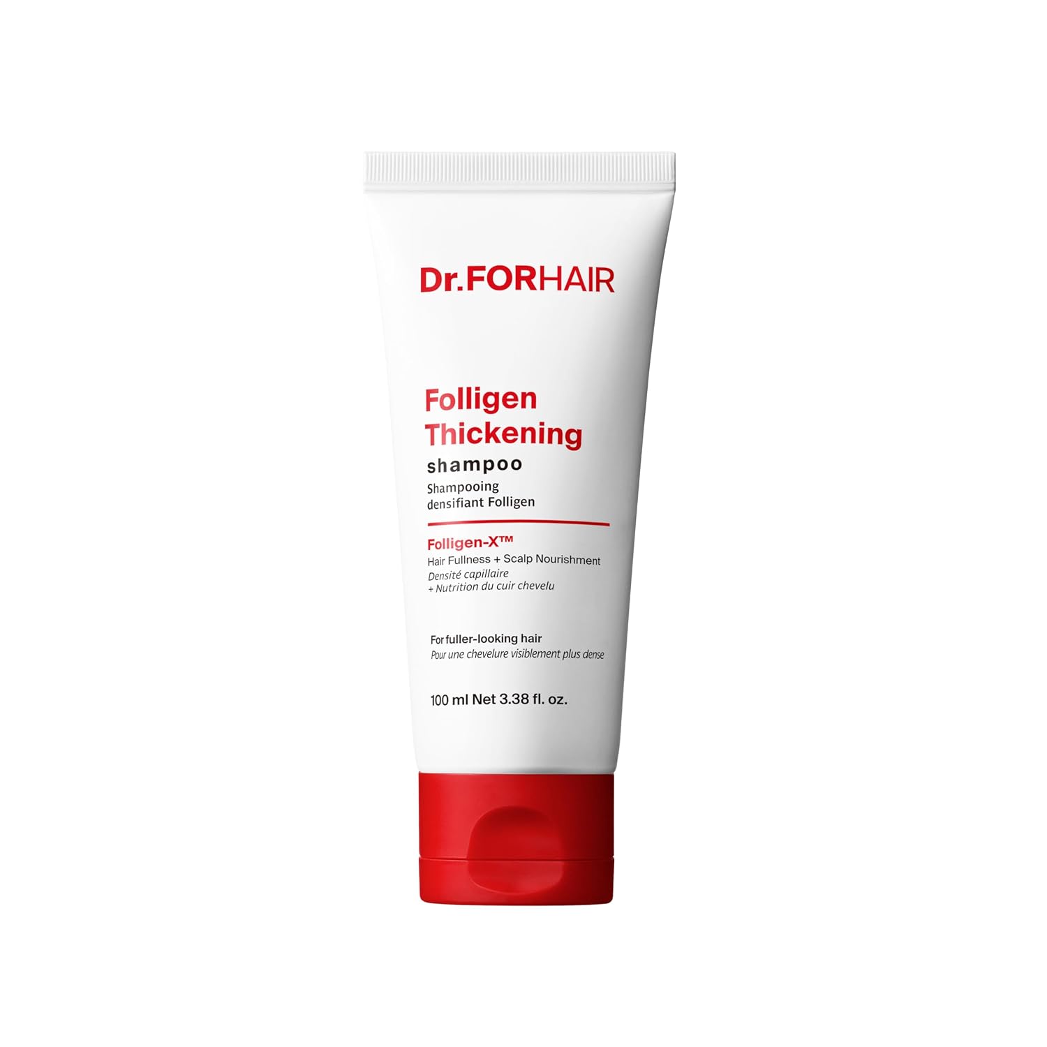 Dr.FORHAIR Folligen Thickening Shampoo 2.4 oz | Biotin, Salicylic Acid & Rosemary | Volumizing Formula for Fuller-Looking Hair