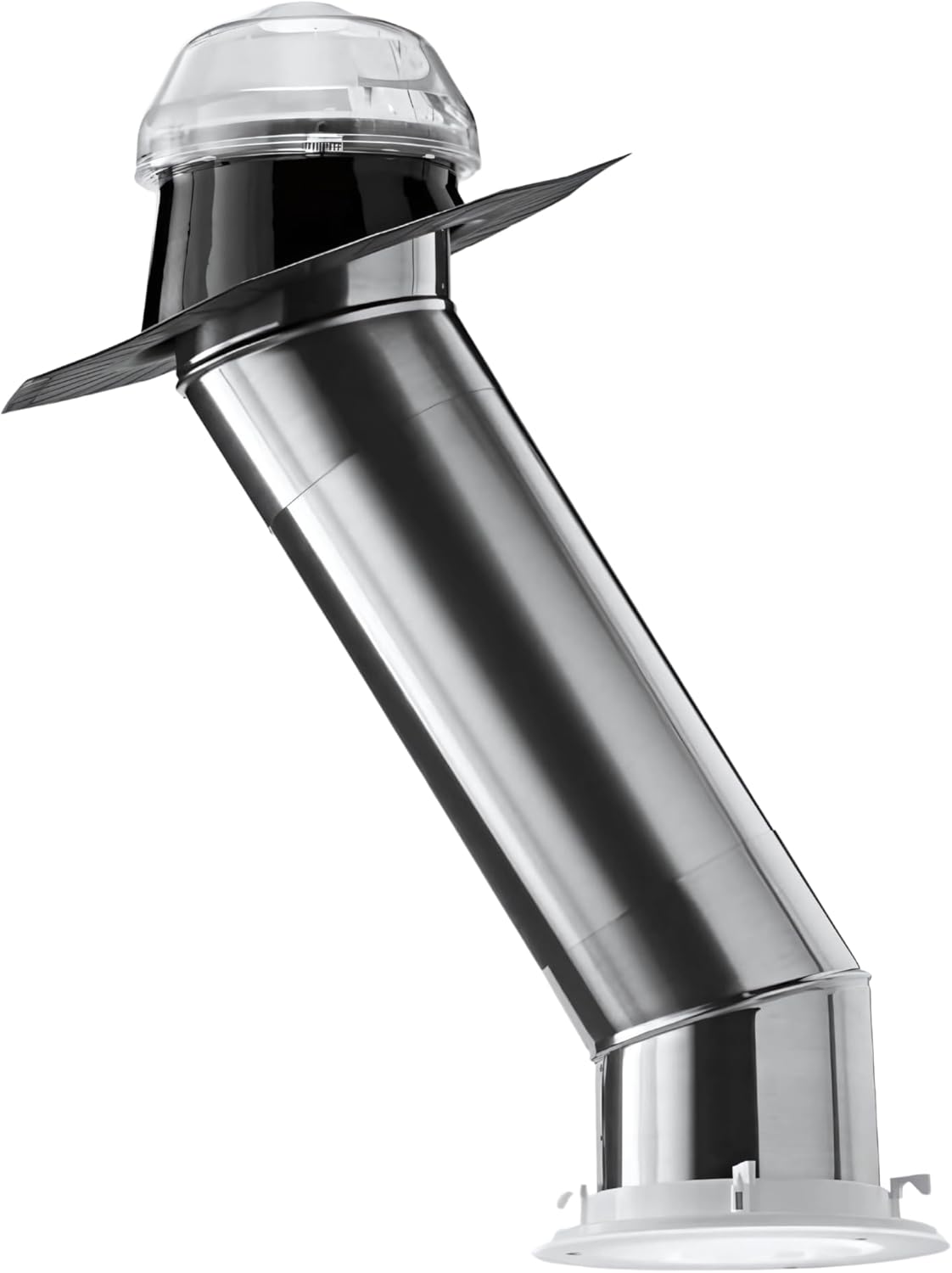 Solatube® Skylight Kit with Dome Collector - Natural Daylighting for Dark Rooms - Energy Efficient - Ceiling Fixture & 4ft Reflective Tubing - 160 DS Model -