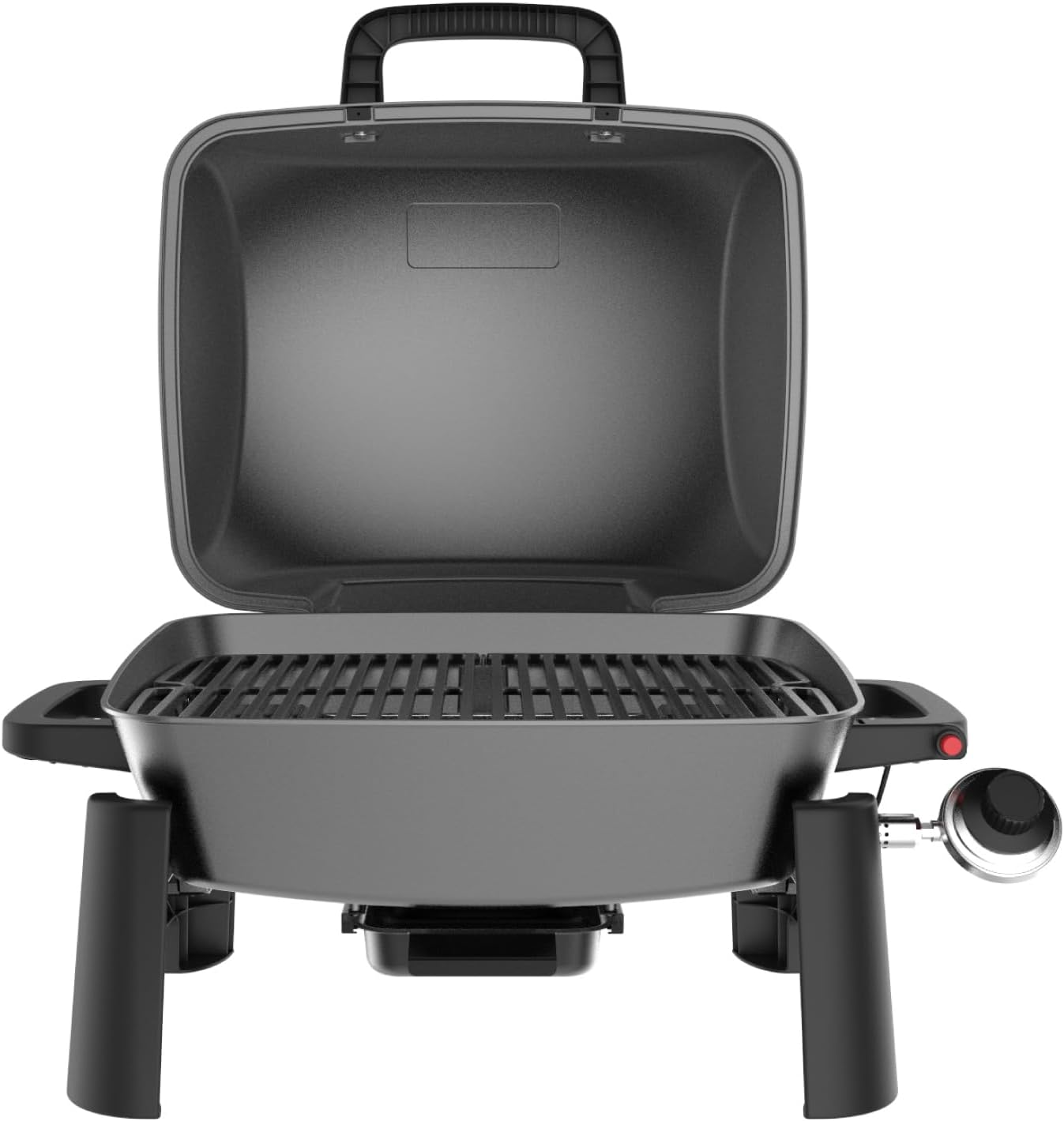 Nexgrill 1-Burner Portable Propane Gas Grill with Lid, Piezo Ignition, 10,000 BTUs, 183 SQ In, Compact Tabletop Grill for Outdoor Cooking, Camping, Tailgating, Gardens, Patios, and More - 820-BC002