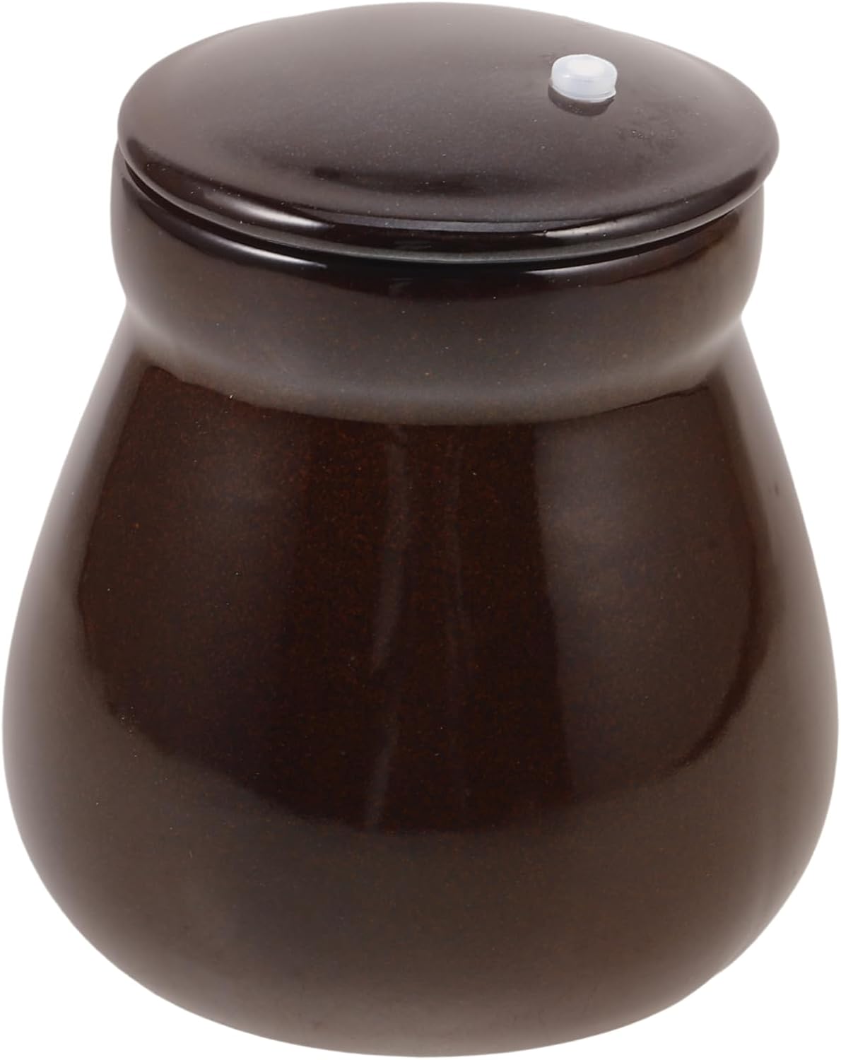 Cabilock Cobalt Copper Ceramic Food Storage Jar with Lid for Honey Sugar and Tea Spacious Kitchen Canister for Pantry Staples and Dog Treats