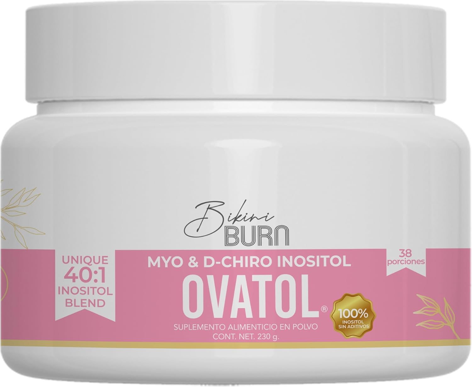 Bikini Burn Ovatol® | Optimal Mix Inositol Myo & D-Chiro with 40:1 Ratio