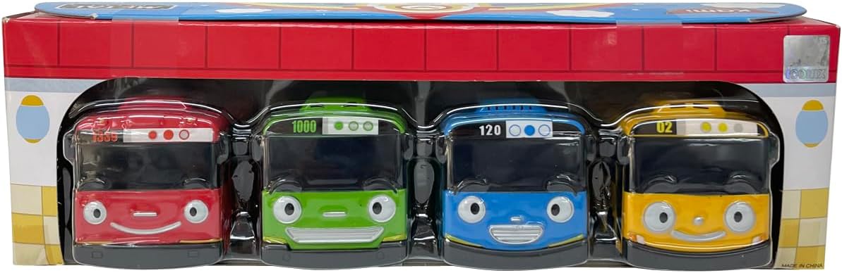 Tayo Gani Lani Rogi - The Little Bus Tayo Special Metal Vehicles Set 4pcs