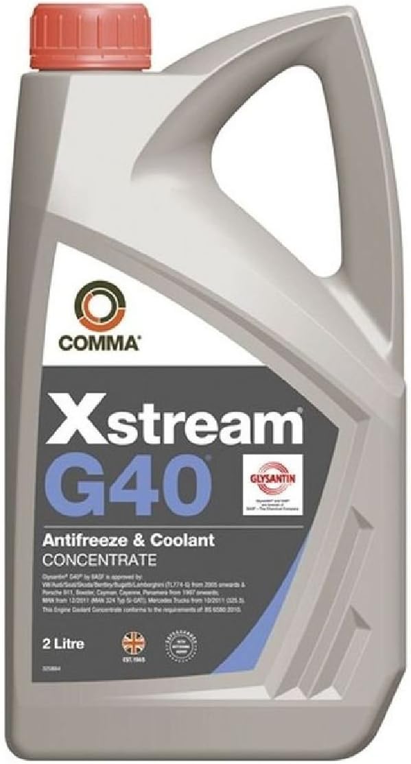 Comma XSG402L Xstream G40 Antifreeze Concentrate, 2 Liter