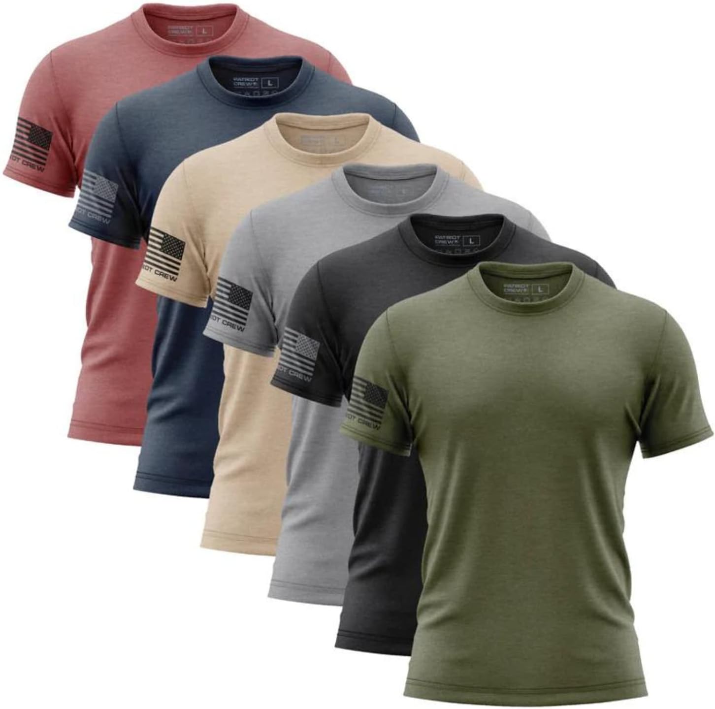 Men's Essentials Flag T-Shirt, American Graphic Tee, Patriotic, USA & Freedom Style Shirt