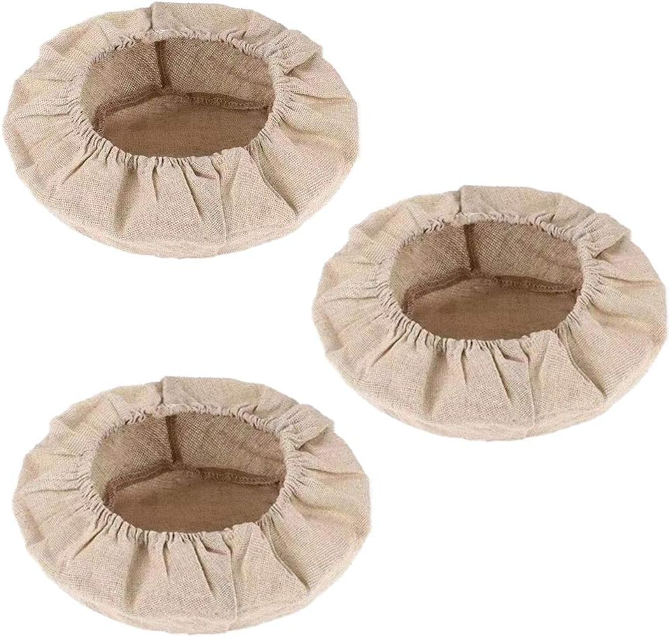 3Pcs Bread Proofing Basket Cloth Liner Linen Liner Cloth Dough Basket Cover for Bakery Home Baking