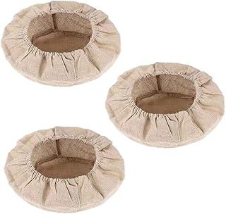 3Pcs Bread Proofing Basket Cloth Liner Linen Liner Cloth Dough Basket Cover for Bakery Home Baking
