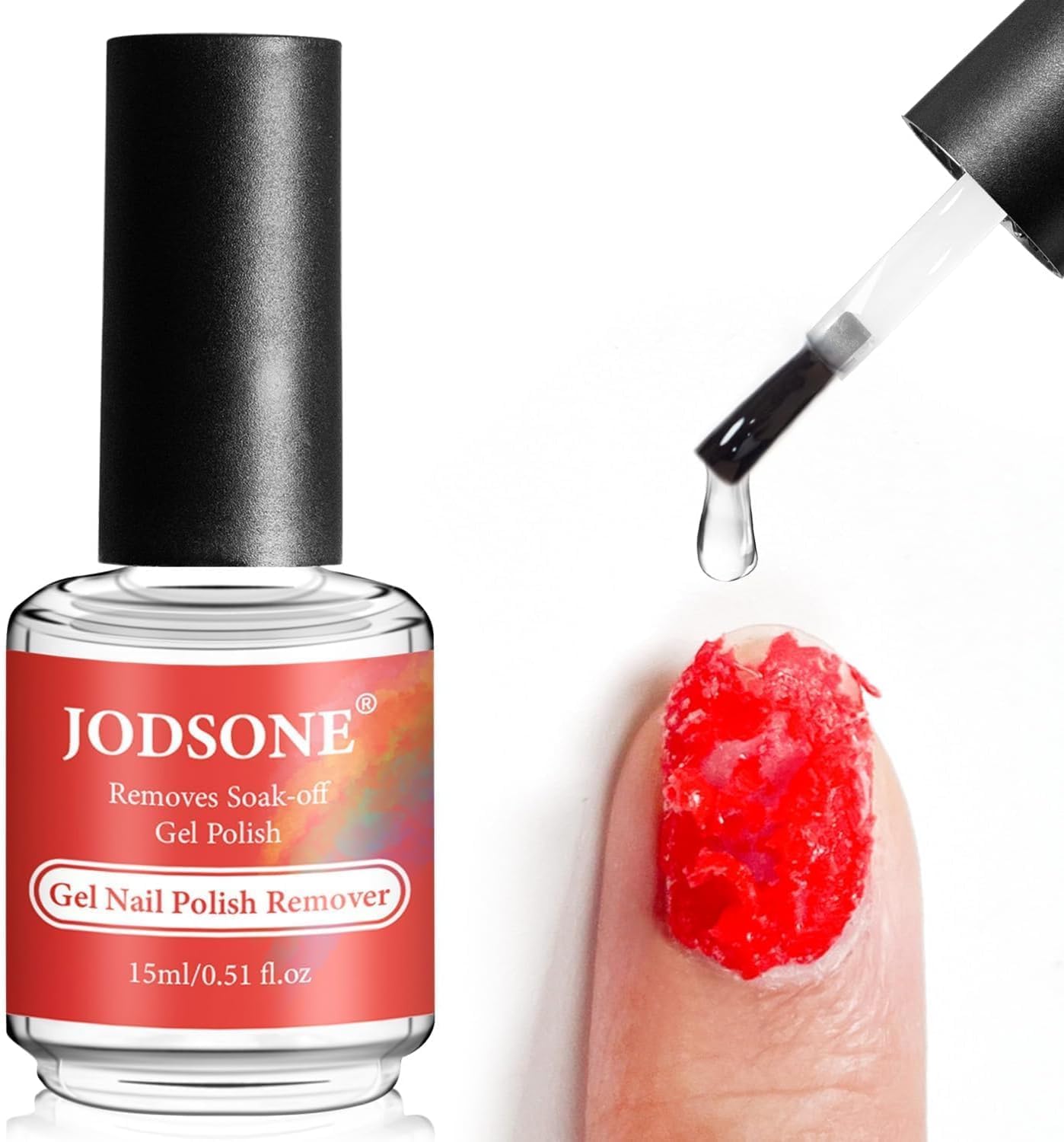 JODSONE 15ML Gel Nail Polish Remover No Need Soaking or Wrapping Gel Remover for Nails 3-5 Minutes Easy And Quick