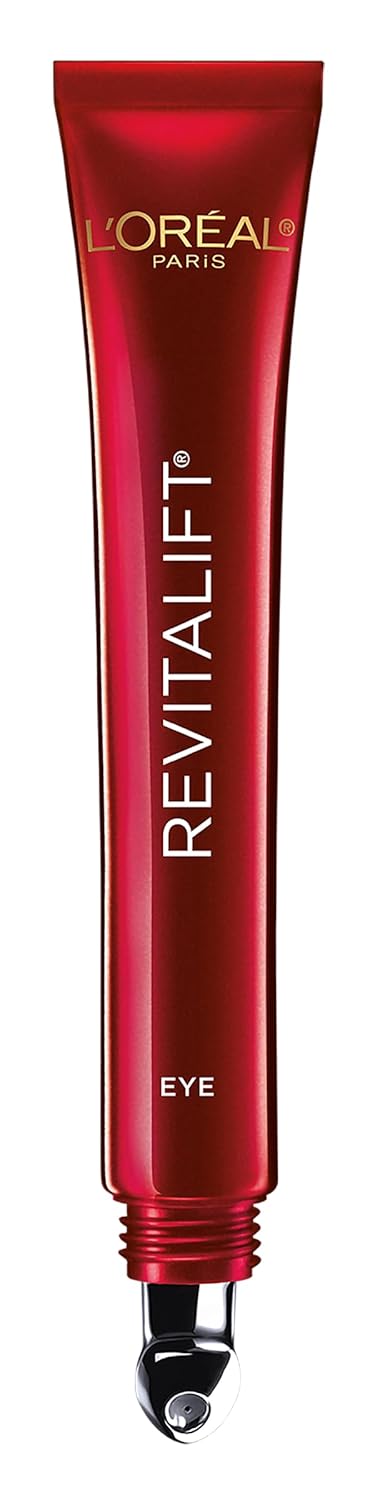L'Oreal Paris Revitalift Triple Power Anti-Aging Eye Cream Treatment, with Pro Retinol, Hyaluronic Acid & Vitamin C to Reduce Wrinkles, De-puff and Brighten Skin, 0.5 fl. oz.