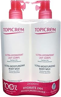 Topicrem Ultra-Moisturizing Body Milk 2 x 500ml