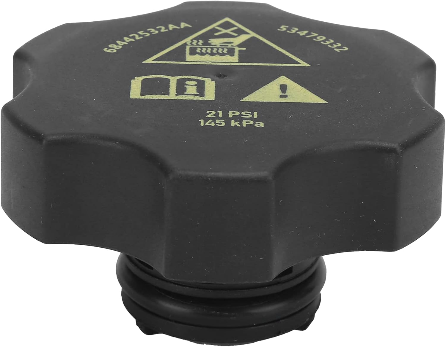 Engine Radiator Coolant Recovery Bottle Cap 68249136AA Replacement Pacifica 3.6L 2017‑2020 Leaking Prevention Car Parts