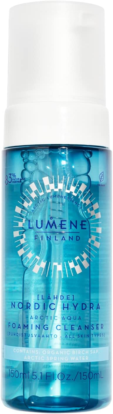 LUMENE Nordic Hydra [LAHDE] Arctic Aqua Foaming Cleanser, Vegan 150ml