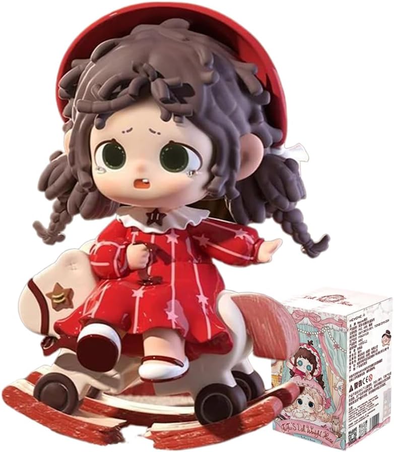 Aven Rabbit Fur Fur's Doll Wonderful House Series Blind Box Action Figures Mystery Box Cute Random Toys Birthday Gift Christmas Collectible Toy for Desktop Ornaments, 1PC