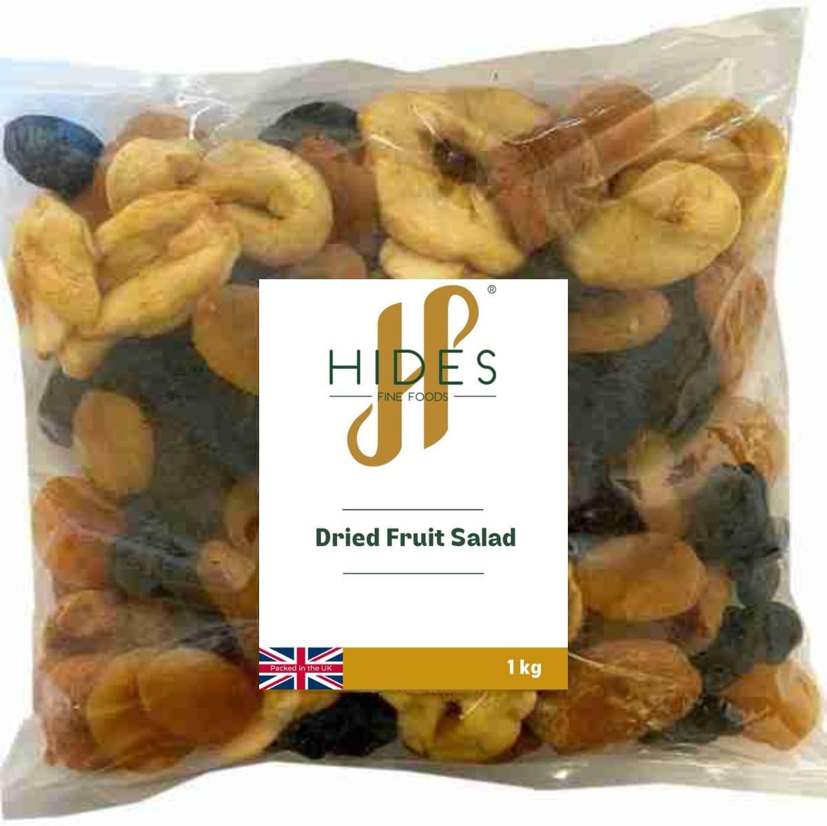 Hides Fine Foods - Dried Fruit Salad 1kg - Suitable for Vegetarians - GMO Free - Snacking - Healthy Snack - Ideal for Breakfasts - Packed full of flavour