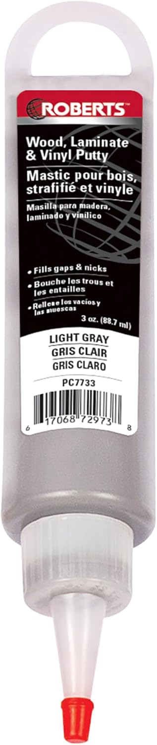 ROBERTS Repair Putty for Wood, Laminate and Vinyl - Light Gray (3 oz.)