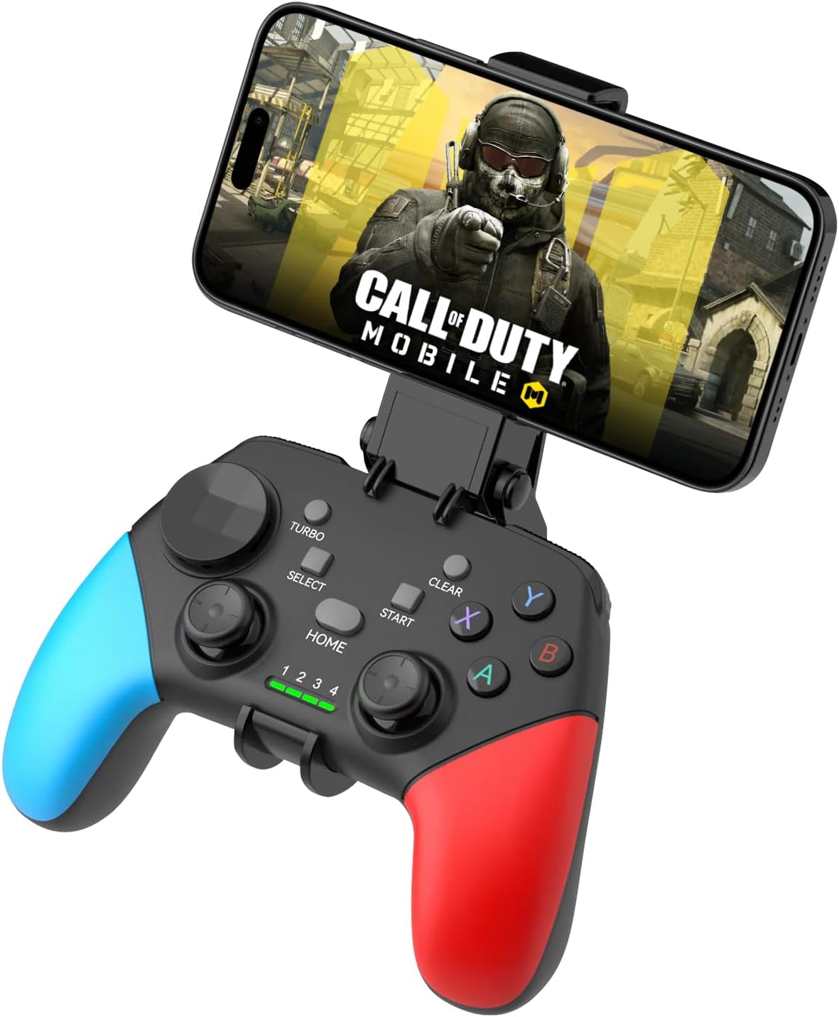 Joso Wireless Mobile Gaming Controller for iPhone, Android, iPad, Tablet, PC, Phone Controller with Phone Clip Supports Cloud Game, COD Mobile, Genshin Immpact, Remote Player Gamepad