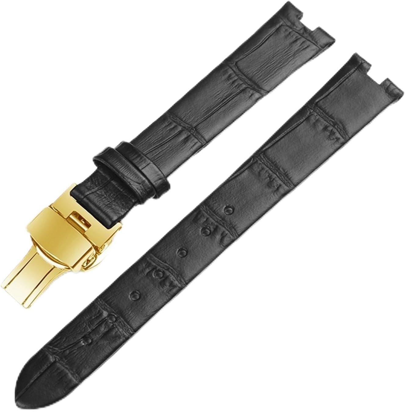 For Rado Crystal For Coupole Genuine Leather For Watch Band R2285415 Male and Female Notch For Watch Strap For Butterfly Buckle 14 18