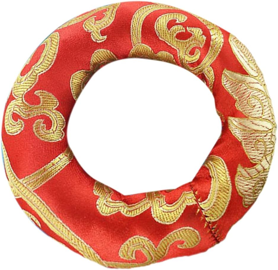 WESIEVYA Singing Bowl Mat Buddha Sound Bowl Pad Home Decor Product Decorative Ornament Random Color