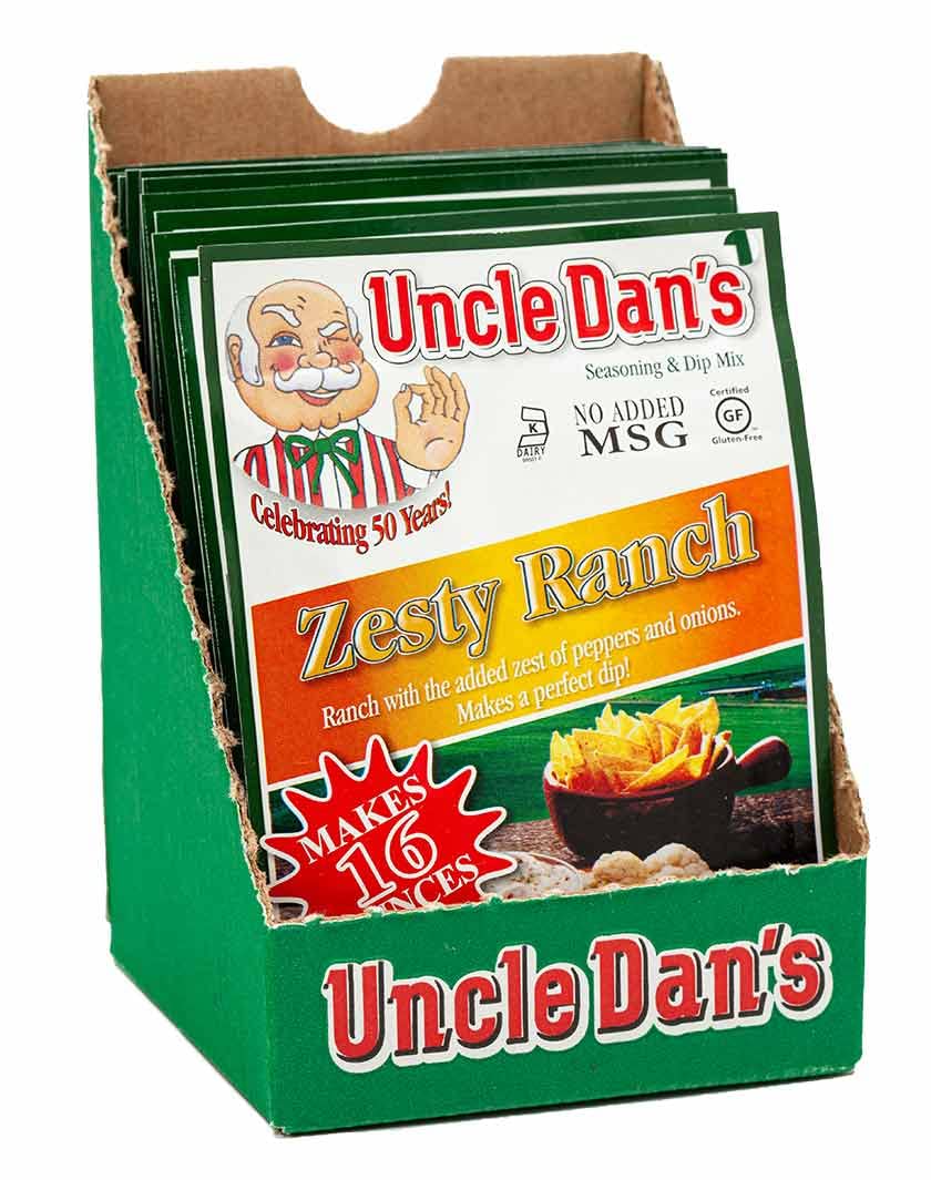 Uncle Dan's Zesty Ranch | Singles Case – 12 Count (Pack of 1)