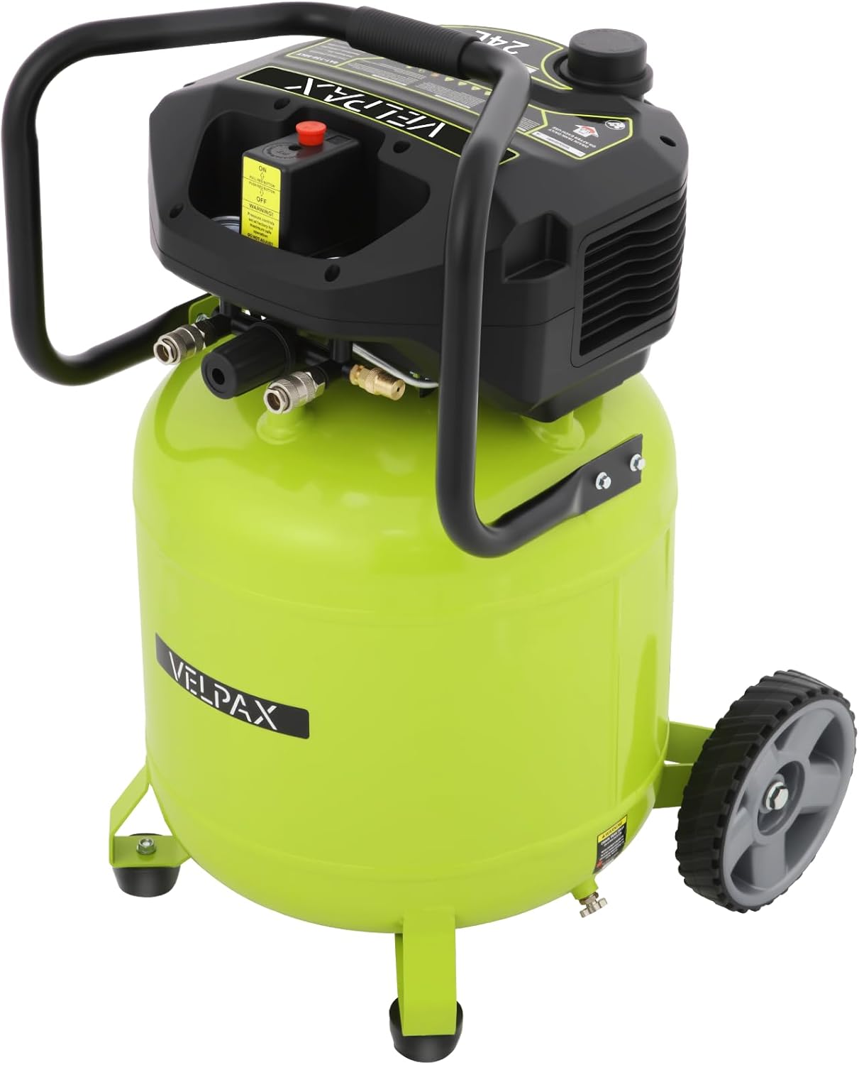 6.3 Gallon Air Compressor,2.5HP 3.2SCFM @90PSI Ultra Quiet and Oil-Free Air Compressor,115PSI Max Pressure,75 dBA Noise Level,Oil Free Compressor Tank for Auto Repair, Tire Inflation, Spray Painting