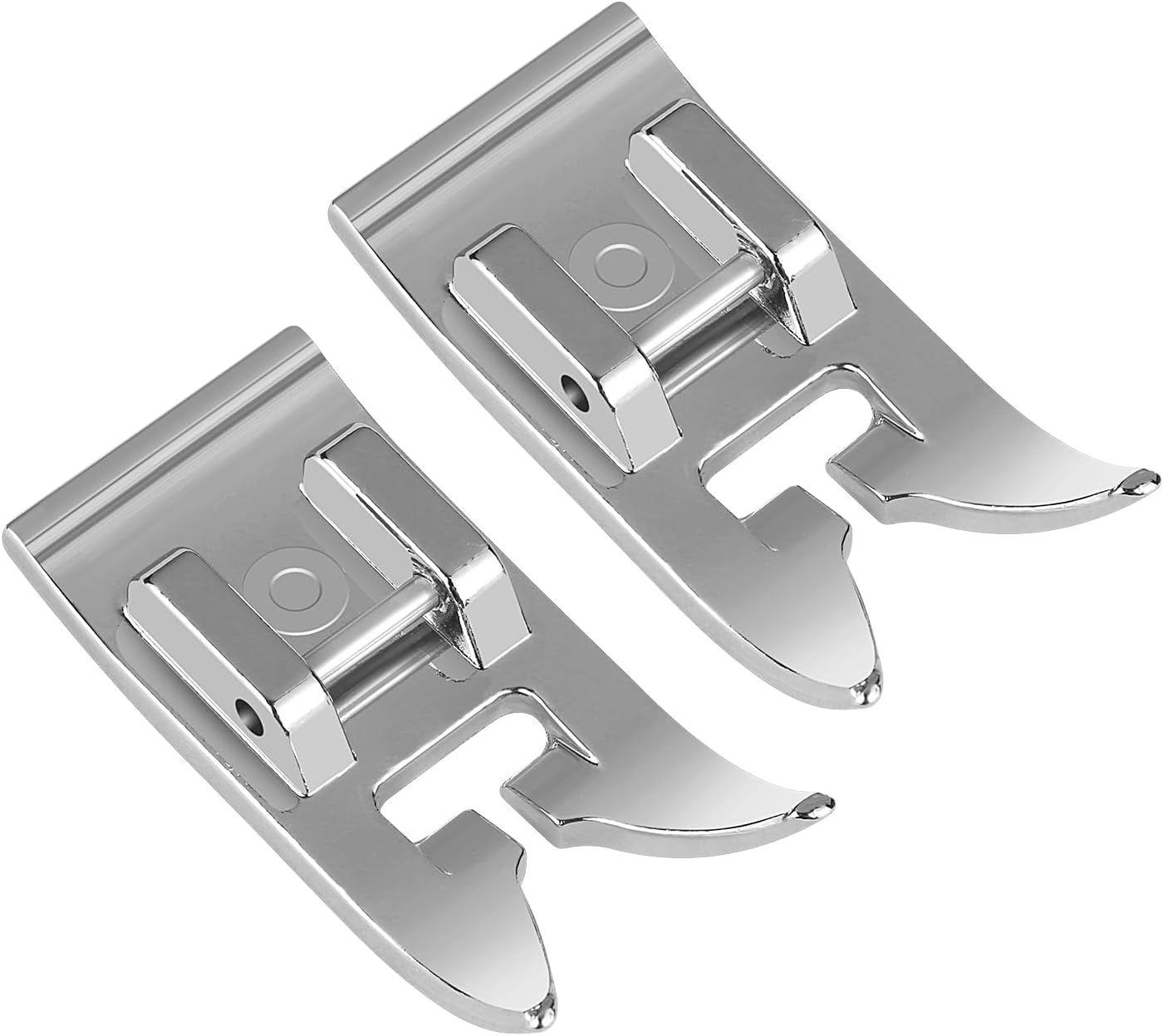 2pcs Zig Zag, Straight Stitch Foot Snap On Foot Sewing Machine Presser Foot Will Fit Singer, Brother, Janome, Toyota, Etc Domestic Sewing Machines