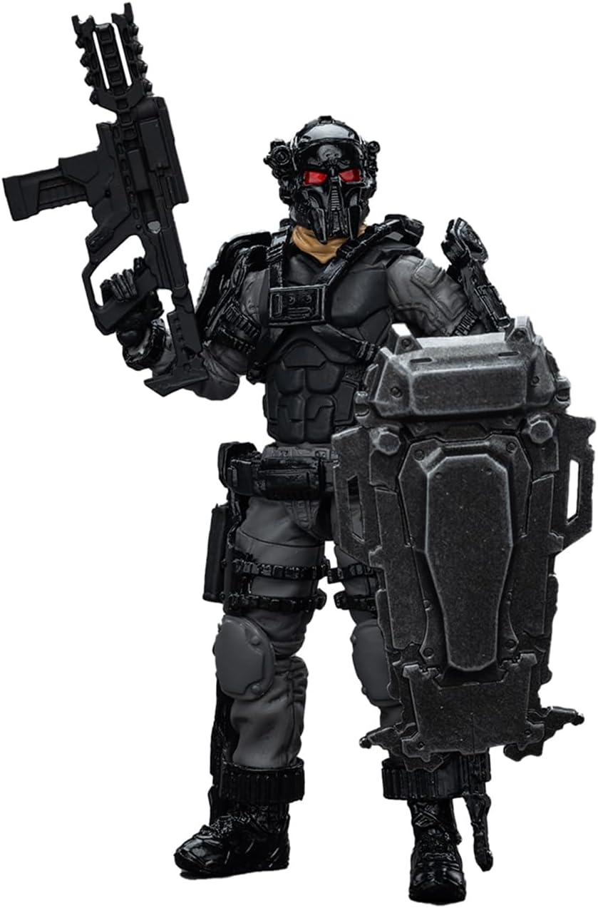 JOYTOY Hardcore Coldplay 1/18 Action Figures Army Builder Promotion Pack Figure 31 - Bounty Hunter with Blast Shield Military Collection Models Birthday