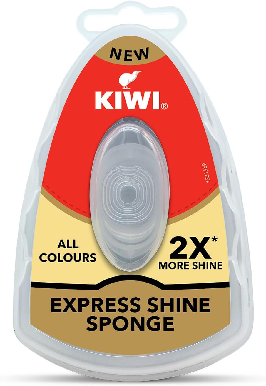 KIWI Express Shine Instant Sponge Shoe Polish , 5ml Wax Leather