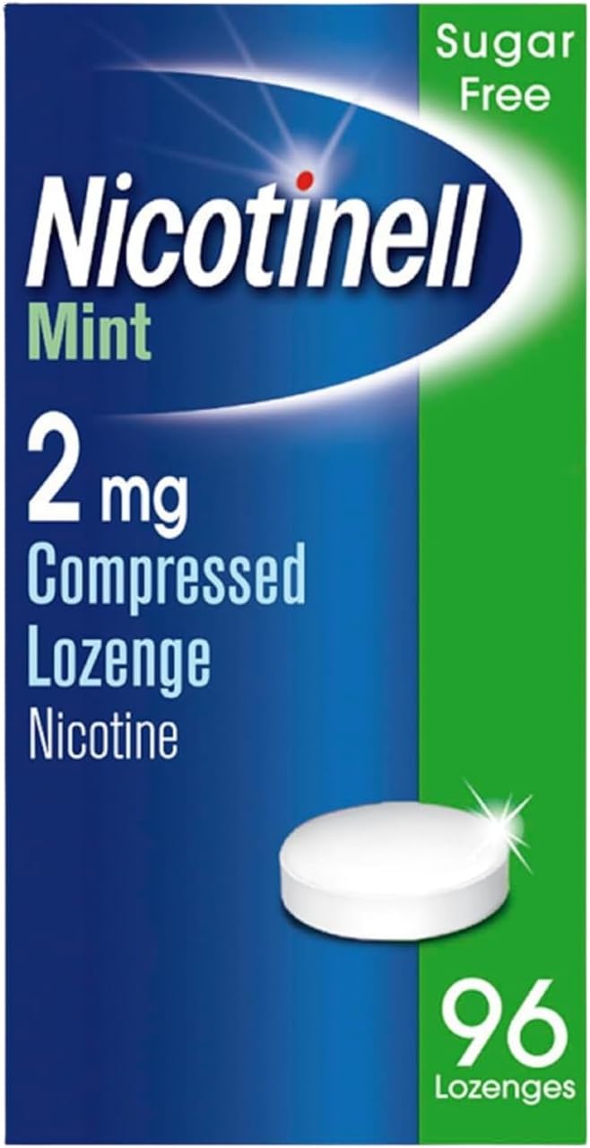 Nicotinell Mint Lozenge 2mg (96 Lozenges), Nicotine Lozenges