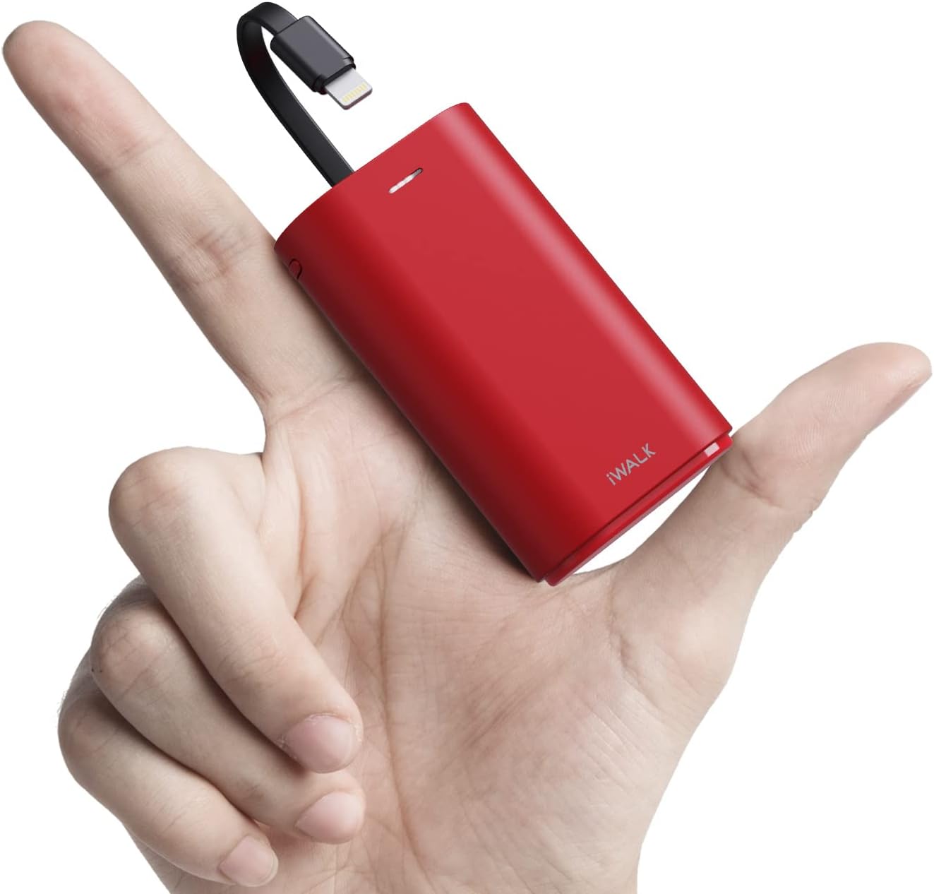 iWALK Portable Charger 9000mAh Ultra-Compact Power Bank with Built-in Cable, Samll External Battery Pack Compatible with iPhone 14/14 Plus/14 Pro Max/13/13 Mini/13 Pro Max/12/12/Pro/11/XR/XS/X/8/7/6