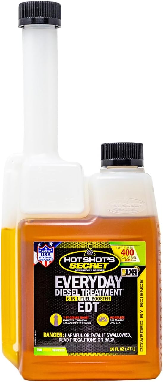 Hot Shot's Secret Everyday Diesel Treatment 16 Ounce Squeeze Bottle (HSSEDT16ZS)