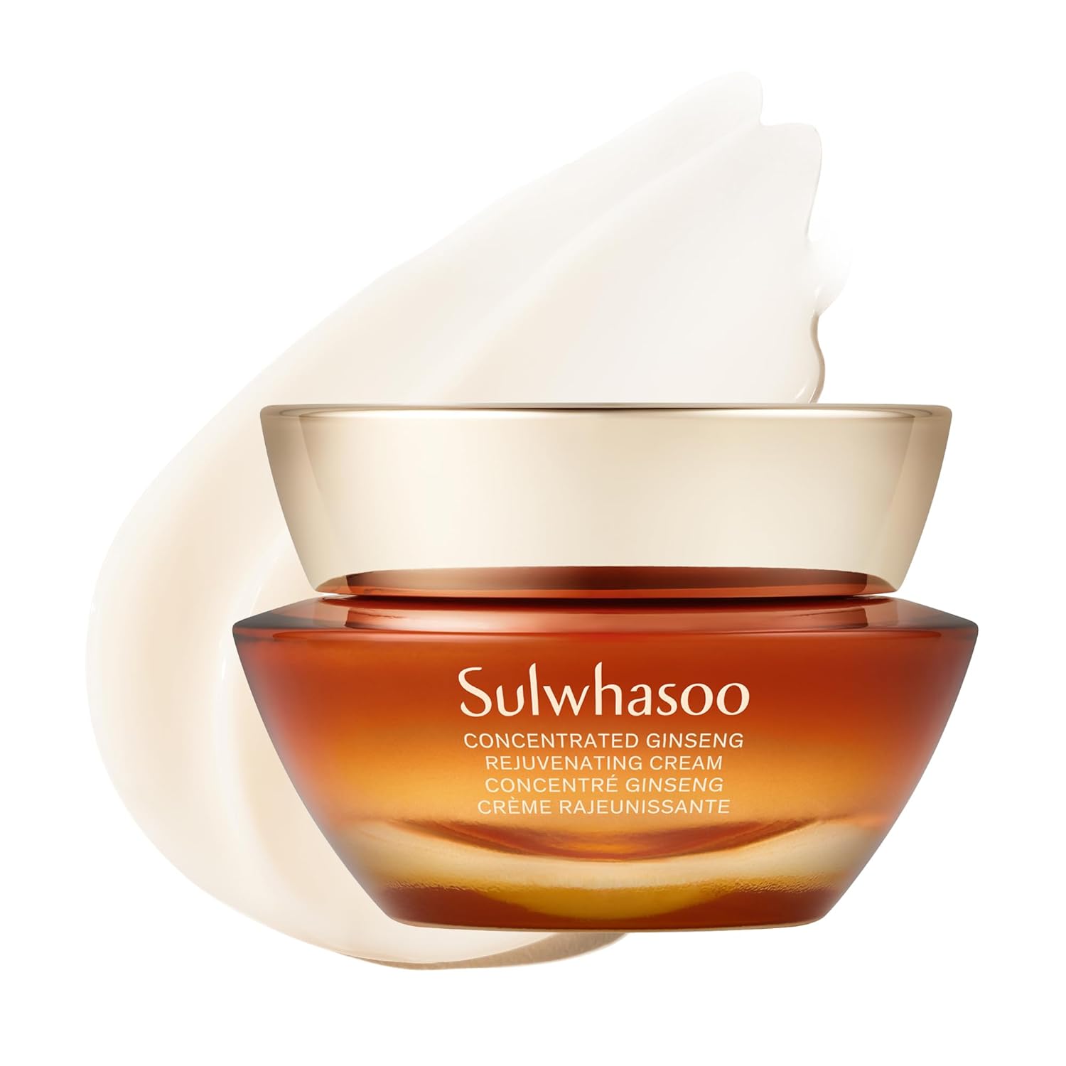 Sulwhasoo Concentrated Ginseng Rejuvenating Cream- Korean Ginseng & Peptide Anti-Aging Moisturizer with Vitamin C Derivative & Squalane for Wrinkles & Deep Hydration