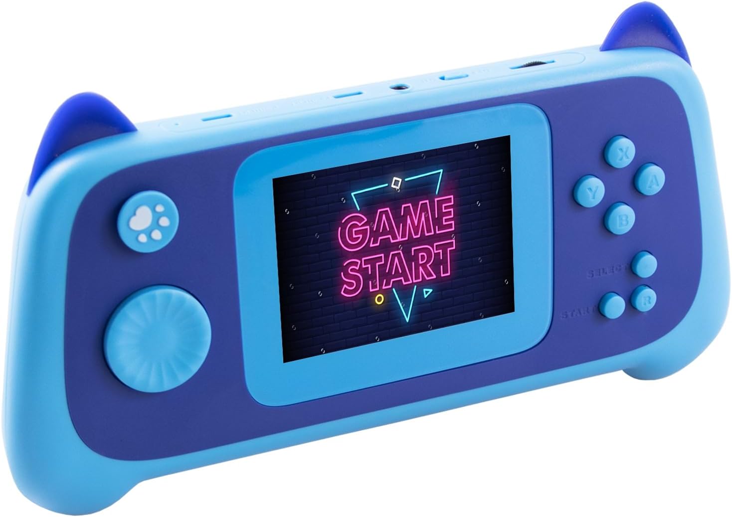 Handheld Retro Game Console Built-in 400 Games, Travel-friendly Gaming Console with Rechargeable Battery, Plug and Play Video Game Console for Kids Adults, Handheld Game Console for Boys Girls