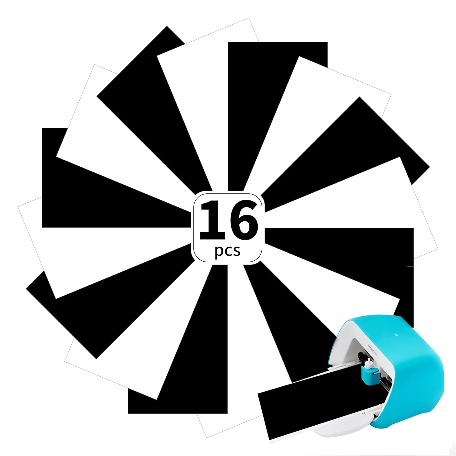 Bocguy Smart Iron On for Cri-cut Joy, 14 cm x 30.5 cm Plotter Film Textile, Heat Transfer Vinyl, Flex Film Rolls for Clothing, Ironing Film, T-Shirts & More Fabrics, DIY Patterns