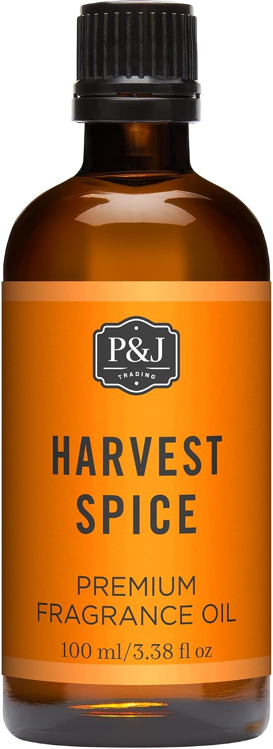 P&J Trading Fragrance Oil | Harvest Spice Oil 100ml - Candle Scents for Candle Making, Freshie Scents, Soap Making Supplies, Diffuser Oil Scents