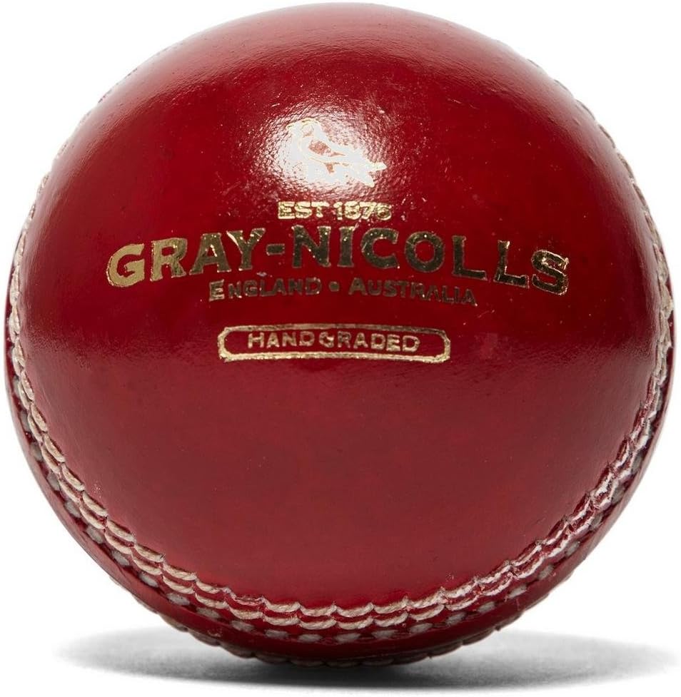 Gray-Nicolls Crest Academy Cricket Ball, Red, Senior