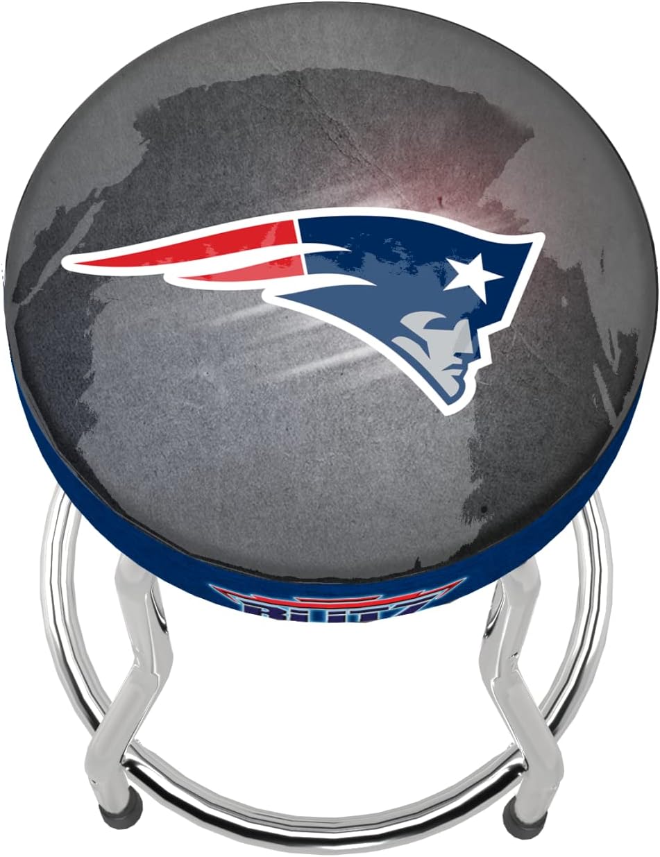 ARCADE1UP Adjustable Licensed NFL Blitz Pub Stool (New England Patriots), Multicolor (A1UP-Patriots Stool)