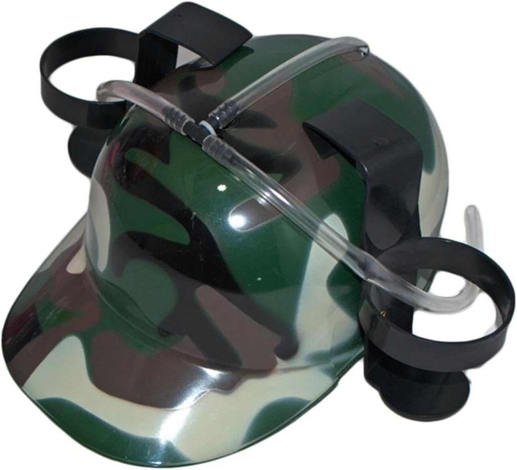 1 x Army Style Beer Drinking Helmet
