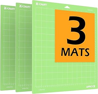 Cutting Mats for Cricut Maker 3,Explore 3,Maker,Air 2,12x12 inch 3 Mats Standard Sticky Grip 12x12" Green Replacement Cut Mat for Cricut