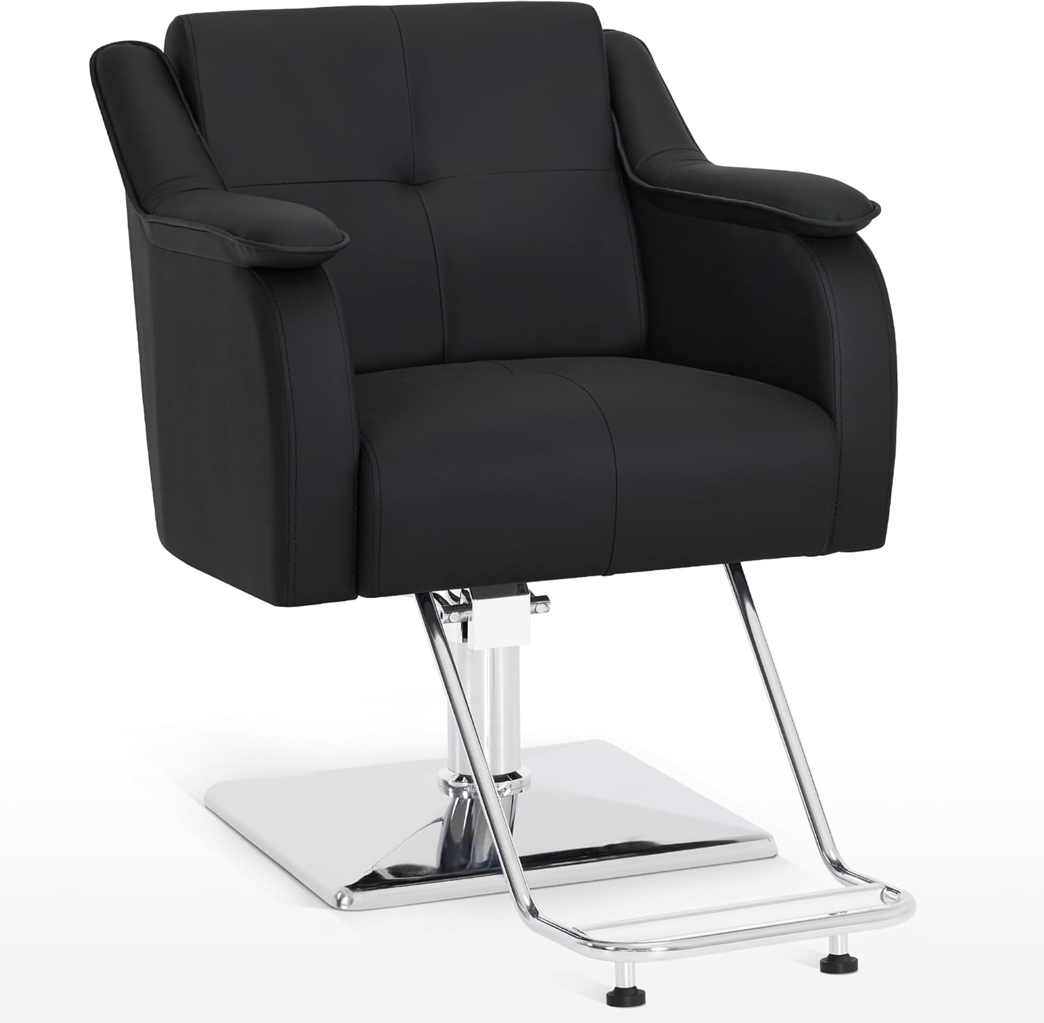 BarberPub Salon Styling Chair for Hair Stylist, Hair Salon Chair for Barbershop Home SPA 9471 (Black)